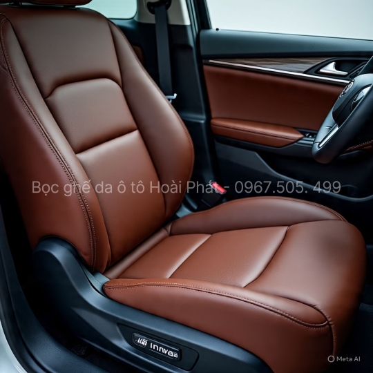 Bọc Ghế Da Ô Tô Innova Chuyên Nghiệp Tại Auto Hoài Phát – Sang Trọng Và Bền Bỉ