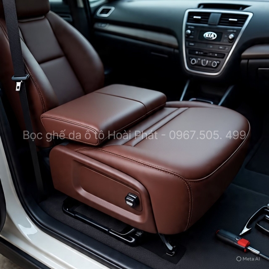 Bọc ghế da xe Kia Carnival – nội thất tiện nghi cho đại gia đình