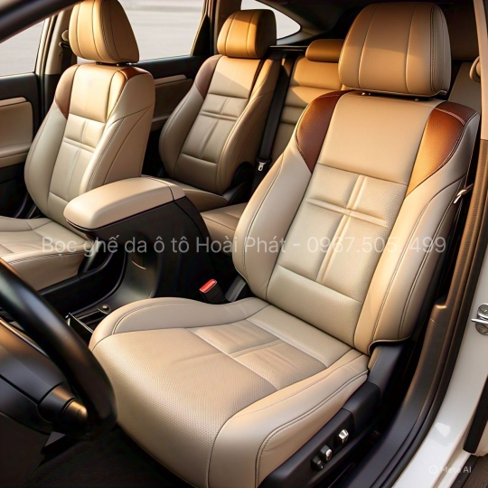 Bọc ghế da cho Toyota Raize – Giải pháp nâng cấp nội thất sang trọng tại Auto Hoài Phát