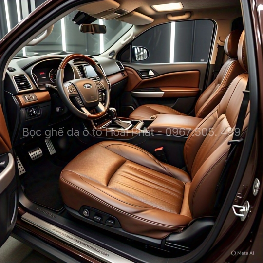 Bọc Ghế Da Xe Ford Everest Chuyên Nghiệp Tại Auto Hoài Phát