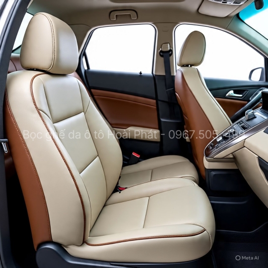 Bọc Ghế Da 2 Tông Màu Cho Chevrolet Spark – Cá Tính, Nổi Bật Cùng Auto Hoài Phát