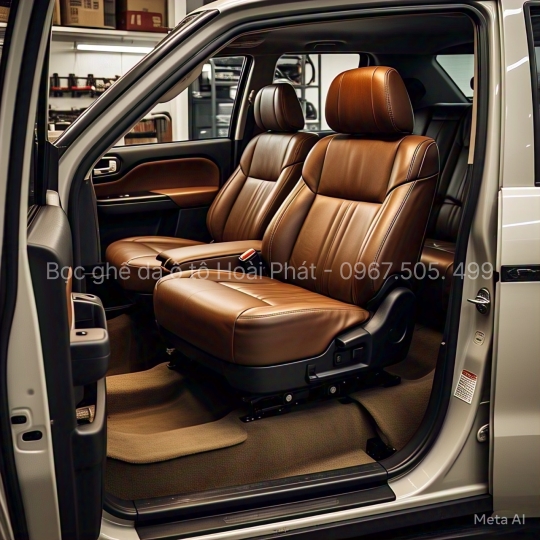 Bọc ghế da Toyota Hilux