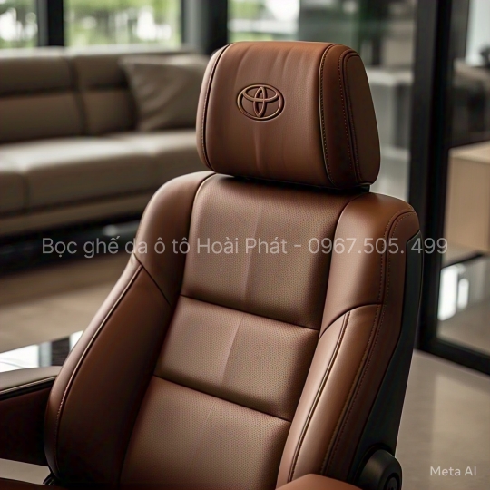 Bọc ghế da Toyota Hilux